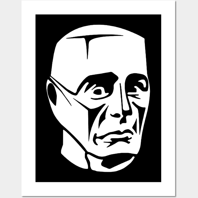 Kryten Wall Art by TEEVEETEES